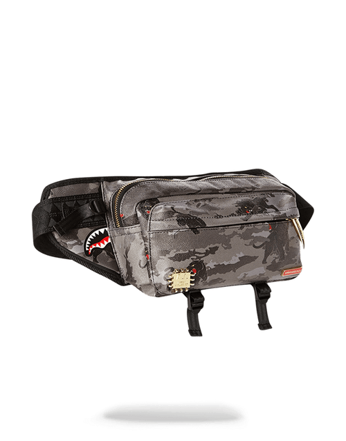BLACK PANTHERA CAMO CROSSBODY