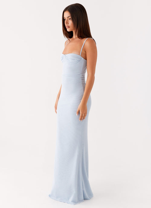 Anna Sophia Maxi Dress - Blue