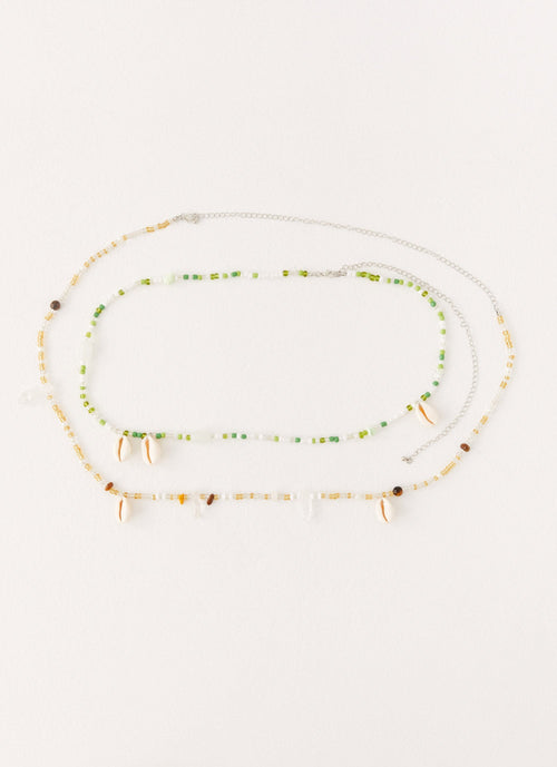 Aphrodite Belly Chain - Green