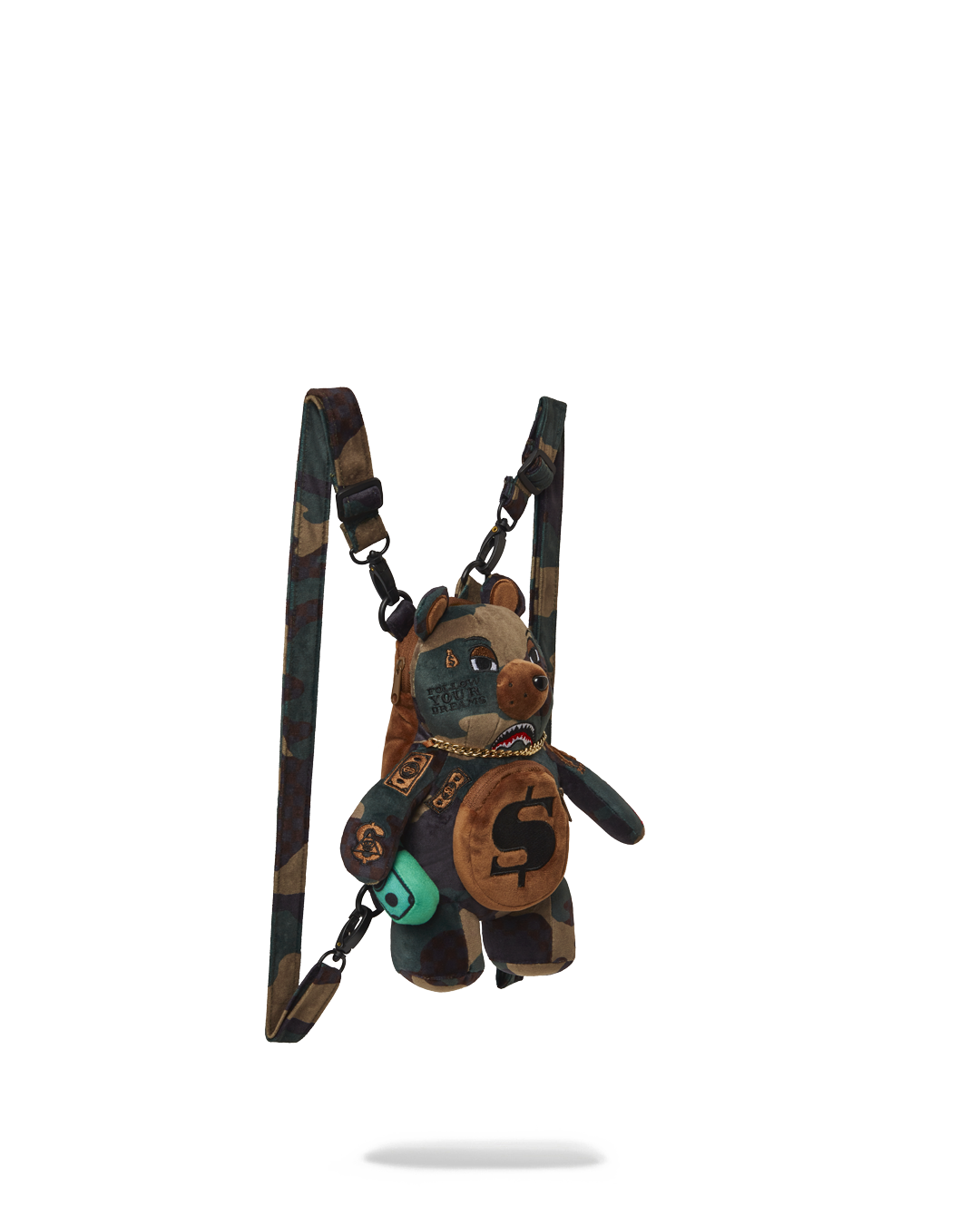 BEARCUB BACKPACK - CAMOCHECK MONEYBEAR