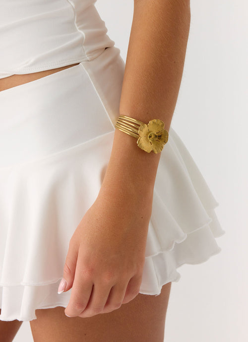 Bloomette Arm Cuff - Gold