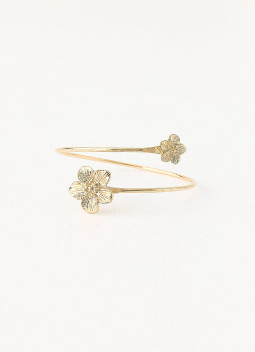Blooming Love Arm Cuff - Gold