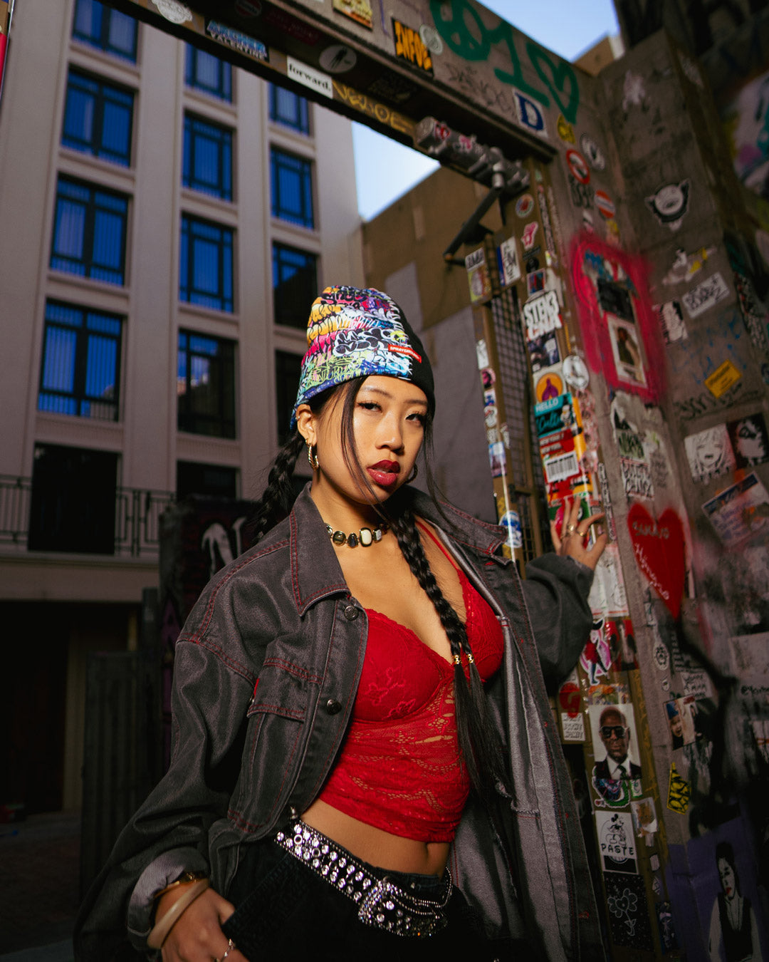SPLIT GRAFF BEANIE
