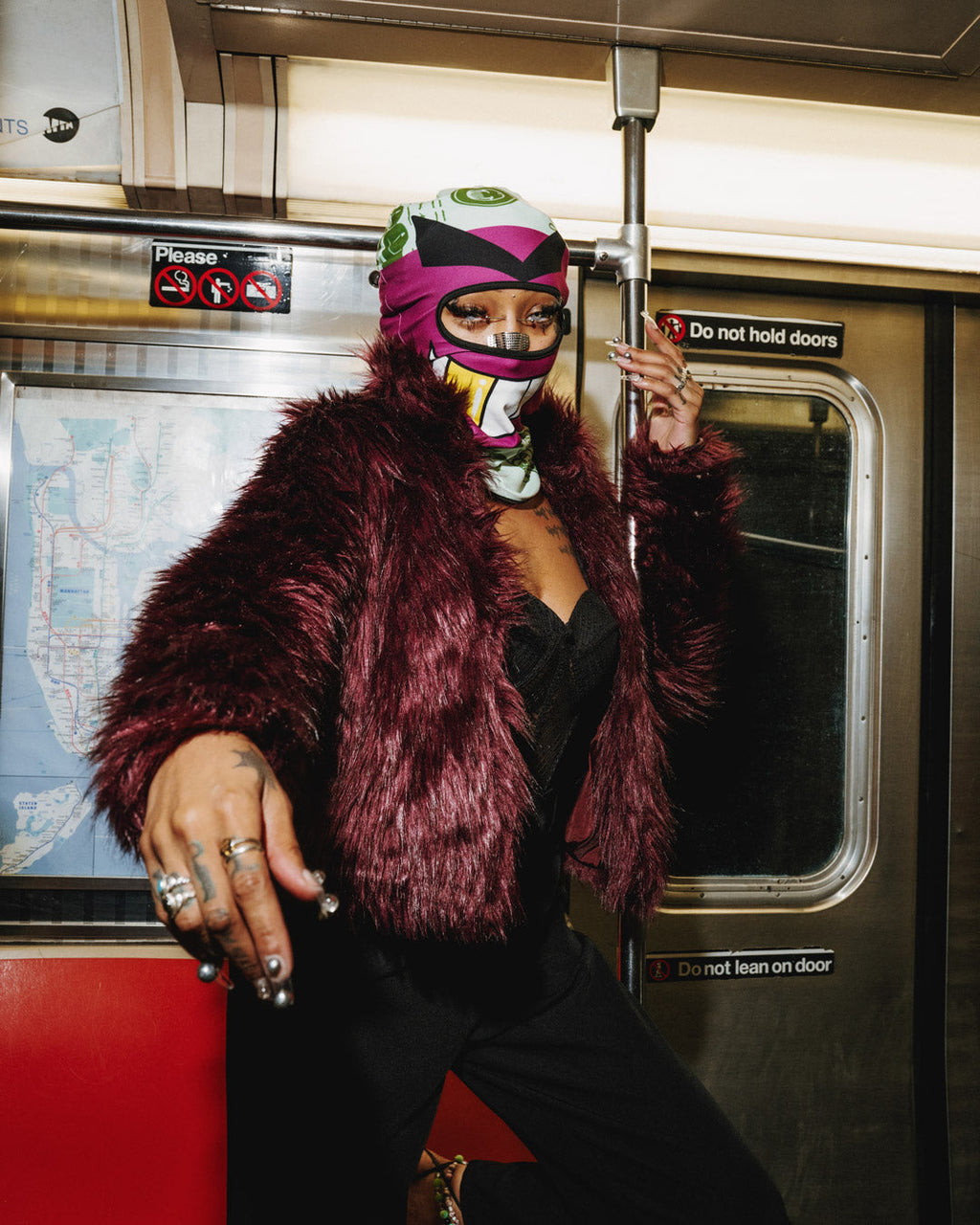 MONEY BOY SKI MASK (PURPLE)