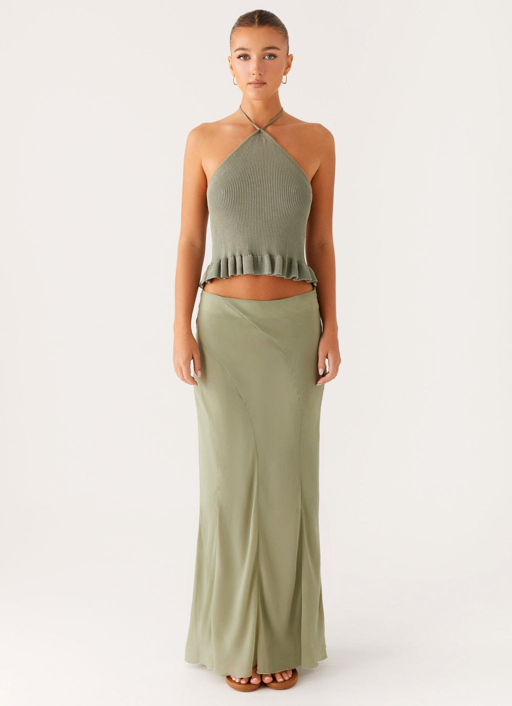 Idola Knit Top - Sage
