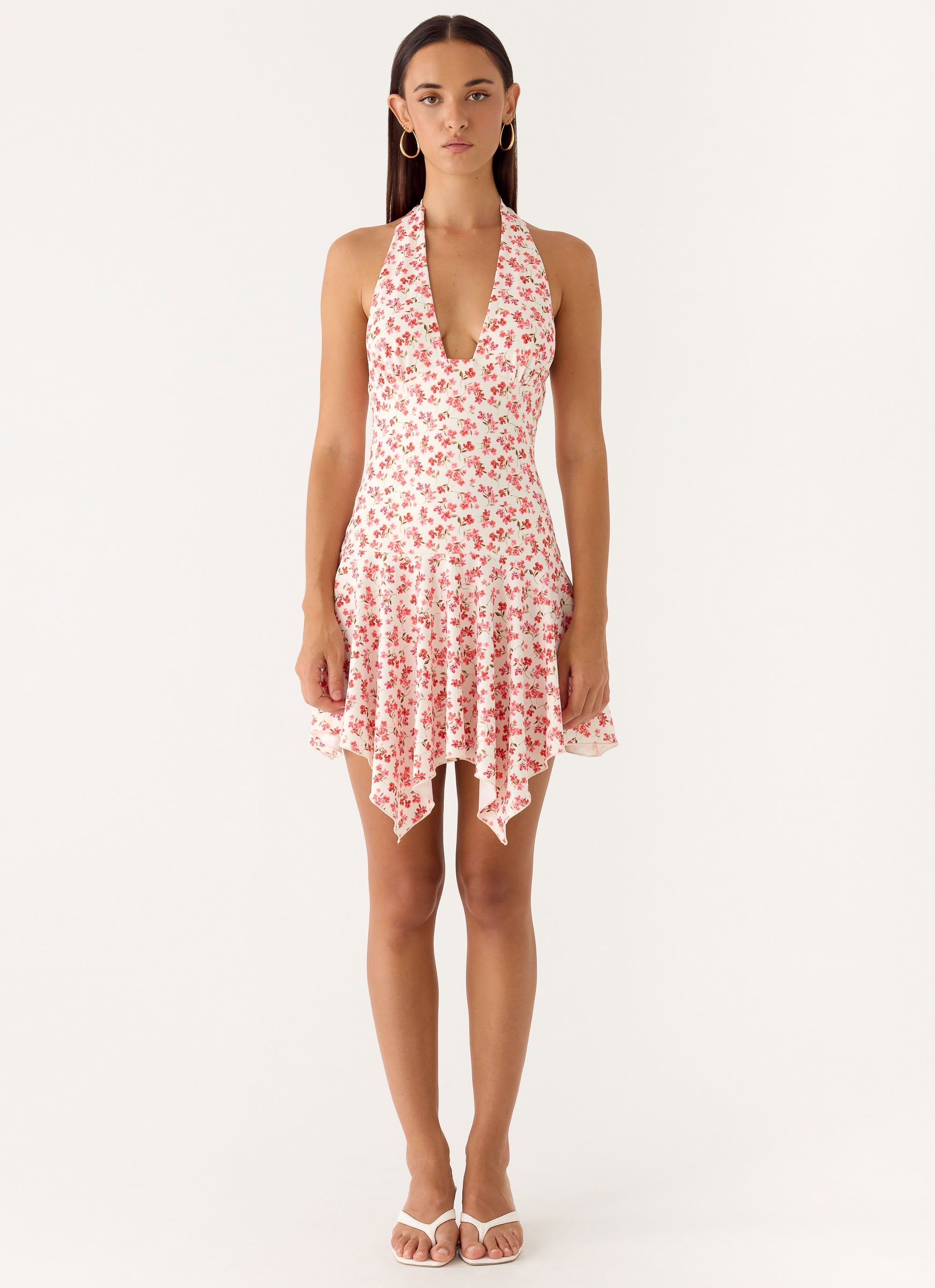 Khrysta Mini Dress - Porcelain Rose