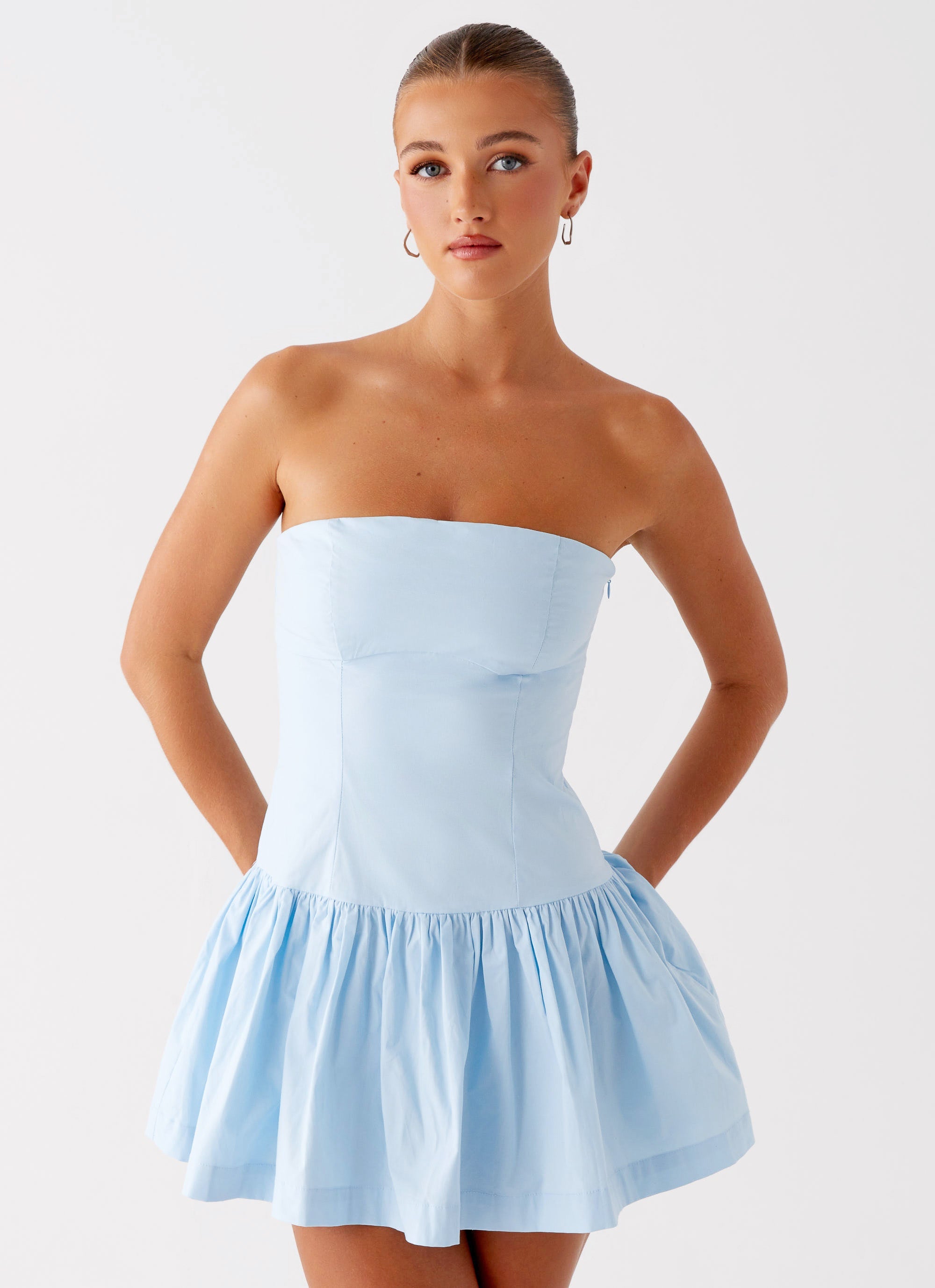 Riviera Mini Dress - Blue