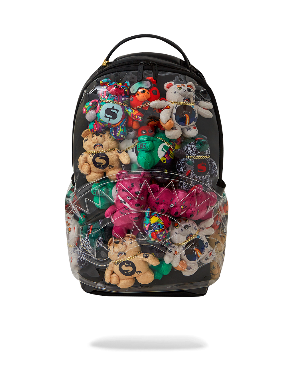 LEGIT BEARS STUFFED IN THIS BAG BACKPACK